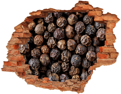 Vinyl muursticker 3D breekeffect Golden Spice in een verborgen pareltje