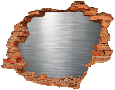 Grote 3D muursticker gat in de muur De gestolen muur