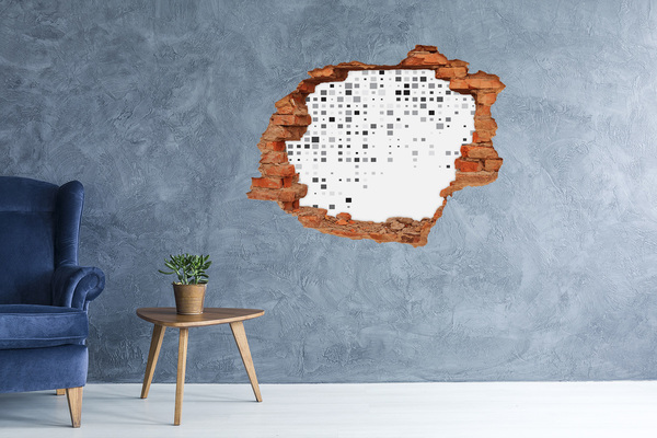 Vinyl muursticker 3D breekeffect Mysterieuze tunnel in de bergen