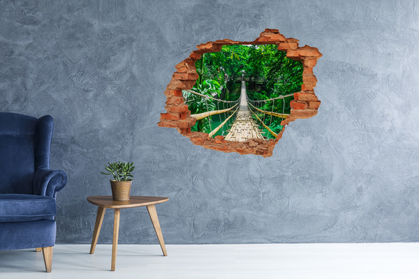 Vinyl muursticker 3D breekeffect Druppels op delicate haartjes