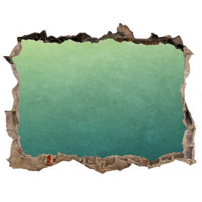 Zelfklevende muursticker 3D gat Een baai in de tropen