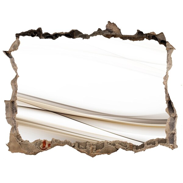 Wandsticker 3D doorkijk De illusie van open ruimte