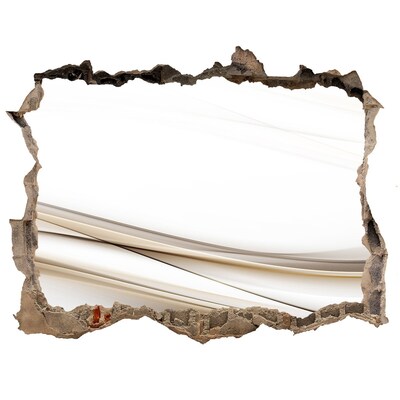 Wandsticker 3D doorkijk De illusie van open ruimte