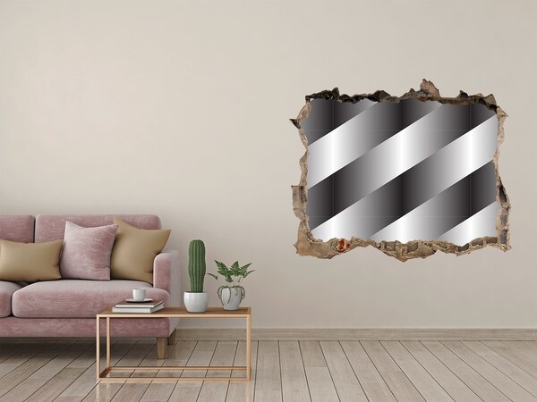 Zelfklevende 3D wandsticker illusie Gebroken muur-illusie