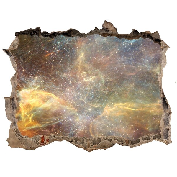 Zelfklevende 3D wandsticker illusie Ruimte Gat in de Muur