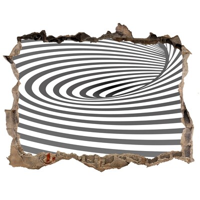 Wandsticker 3D doorkijk Vortex in de realiteit