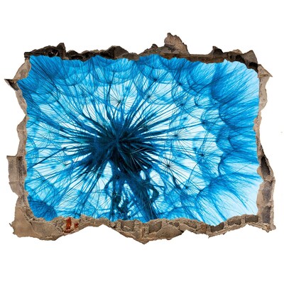 Zelfklevende 3D wandsticker illusie De onderwaterwereld in blauwe tinten