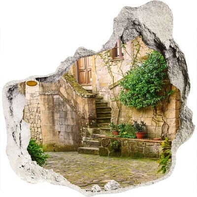 Charmante trappen in een oude stad