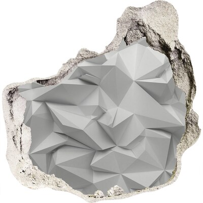 3D muursticker effect gat in de muur Modern Hole in Wall