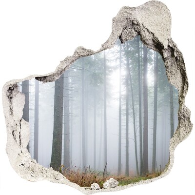 3D muursticker effect gat in de muur Nevelbos