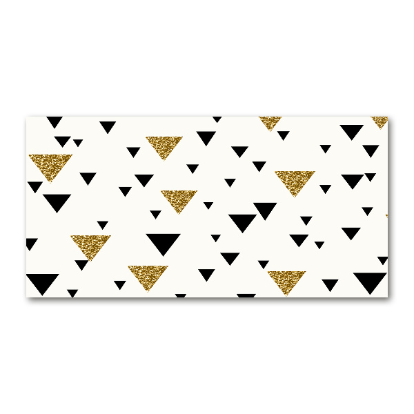 Plexiglas schilderij Achtergrond met driehoeken