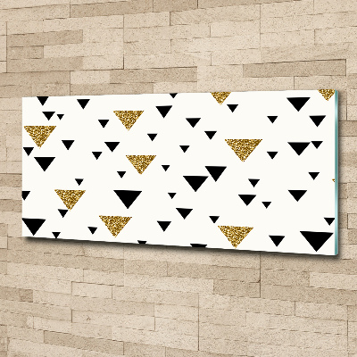 Plexiglas schilderij Achtergrond met driehoeken