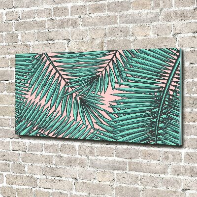 Plexiglas foto Palmbladeren