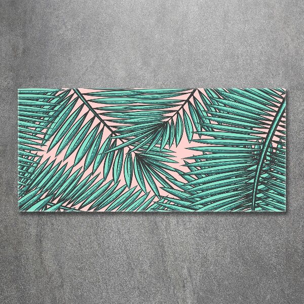 Plexiglas foto Palmbladeren