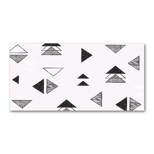 Plexiglas foto Achtergrond met driehoeken