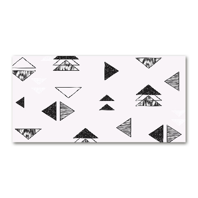 Plexiglas foto Achtergrond met driehoeken