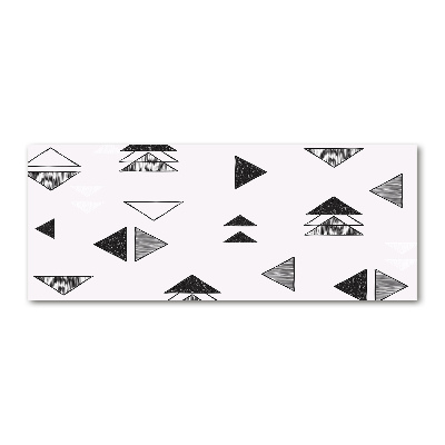 Plexiglas foto Achtergrond met driehoeken