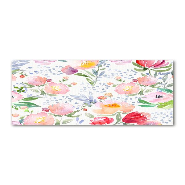 Plexiglas schilderij Klaprozen