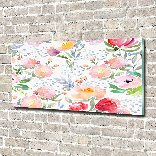 Plexiglas schilderij Klaprozen