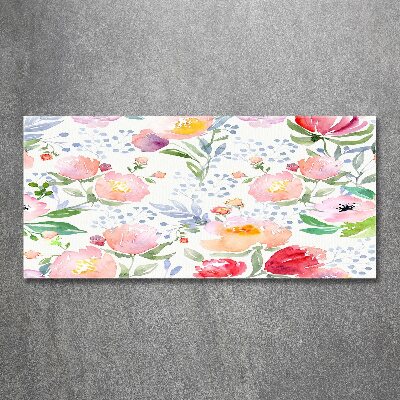 Plexiglas schilderij Klaprozen