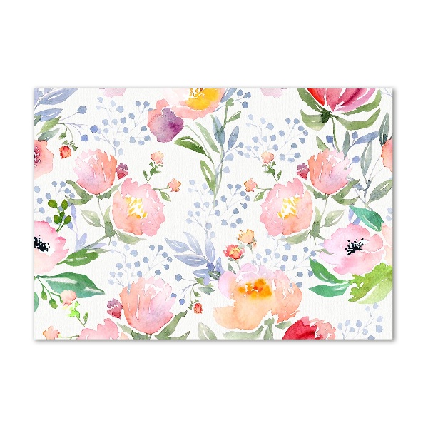 Plexiglas schilderij Klaprozen