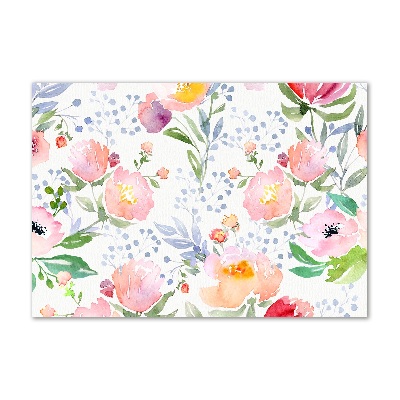 Plexiglas schilderij Klaprozen