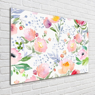 Plexiglas schilderij Klaprozen