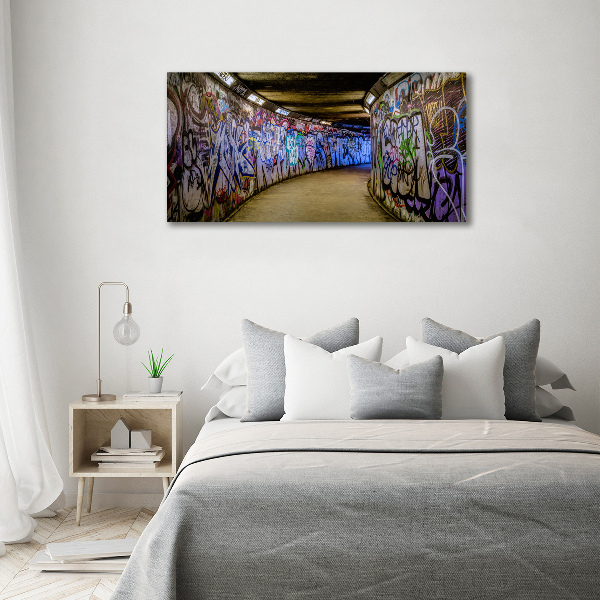 Foto in plexiglas Graffiti in de metro