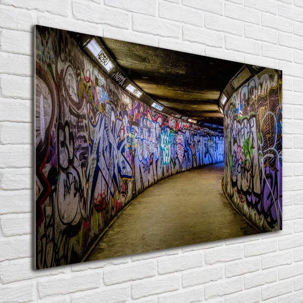 Foto in plexiglas Graffiti in de metro