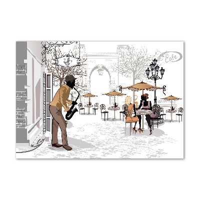 Foto op plexiglas Straatmuzikant