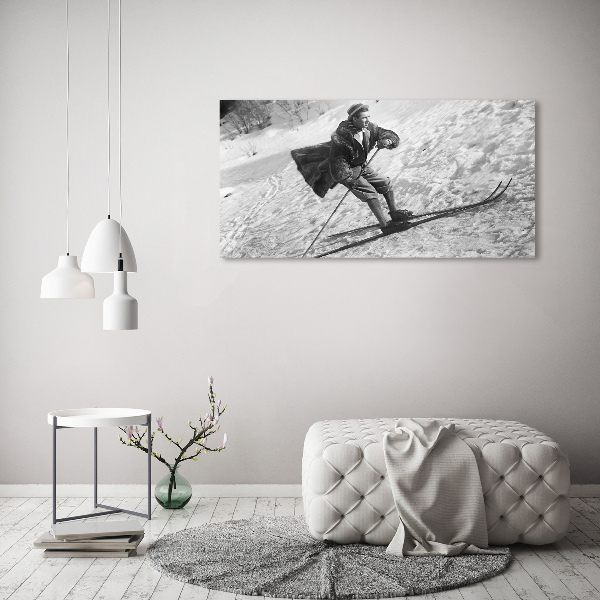 Plexiglas foto Skiër