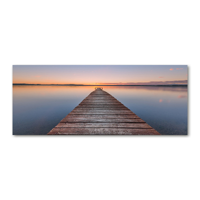 Plexiglas foto Houten steiger