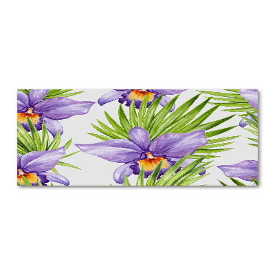 Schilderij op acrylglas Orchidee