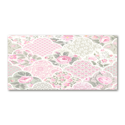 Plexiglas foto Rozen en versieringen