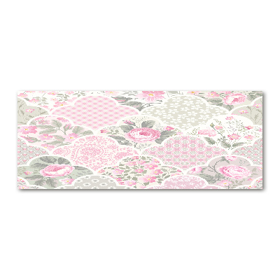 Plexiglas foto Rozen en versieringen