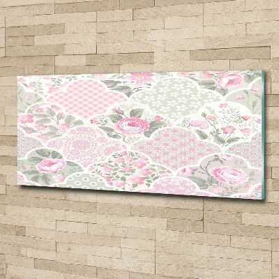 Plexiglas foto Rozen en versieringen