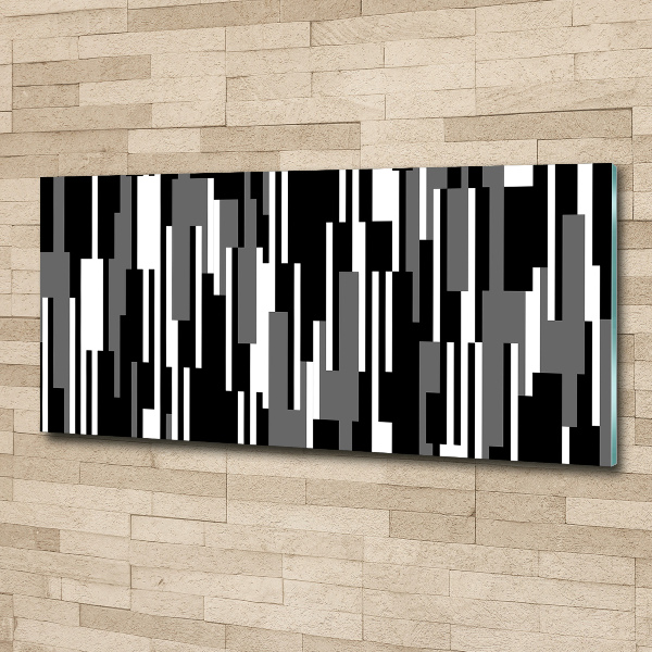 Plexiglas schilderij Zwart-witte lijnen