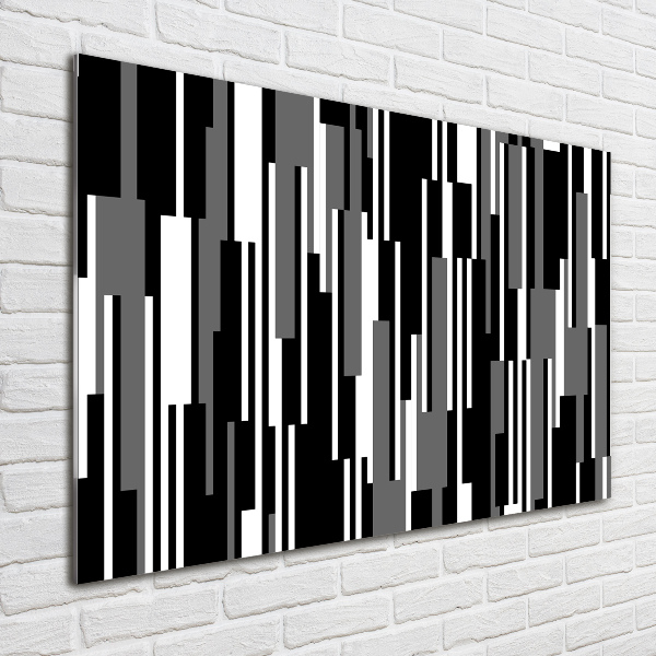 Plexiglas schilderij Zwart-witte lijnen