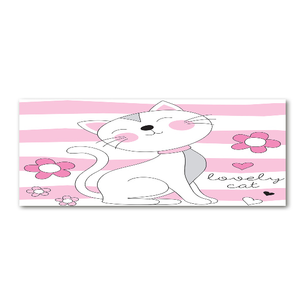 Plexiglas foto Witte kat