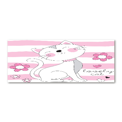 Plexiglas foto Witte kat