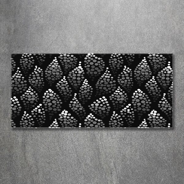 Foto in plexiglas Zwart-witte stippen