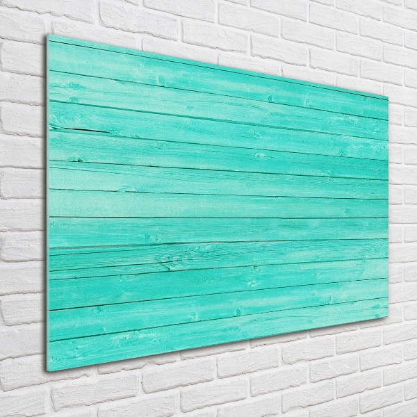 Schilderij op acrylglas Groene borden