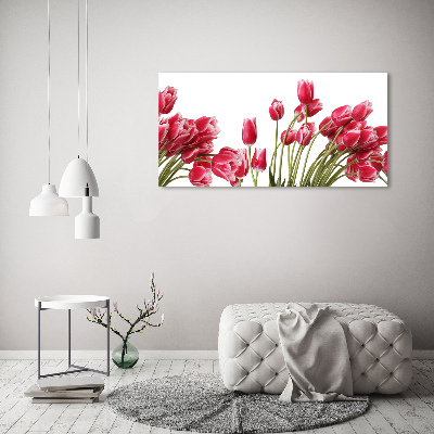 Foto op plexiglas Rode tulpen