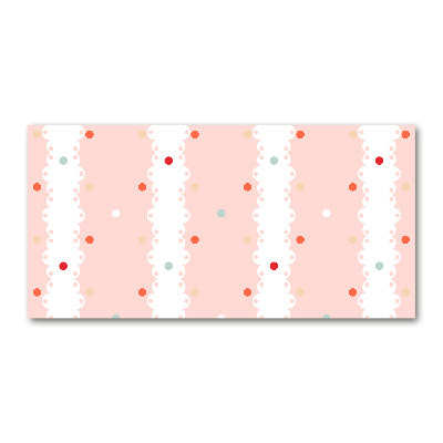 Foto op plexiglas Kleurrijke stippen achtergrond