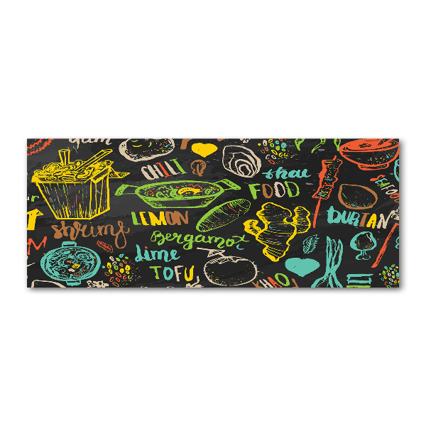 Foto in plexiglas Thais eten