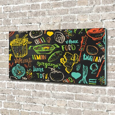 Foto in plexiglas Thais eten