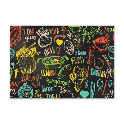 Foto in plexiglas Thais eten