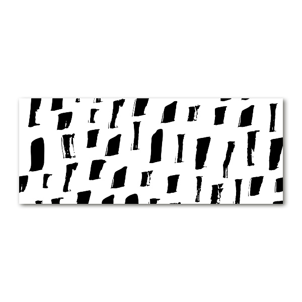 Foto plexiglas Zwart-witte vlekken