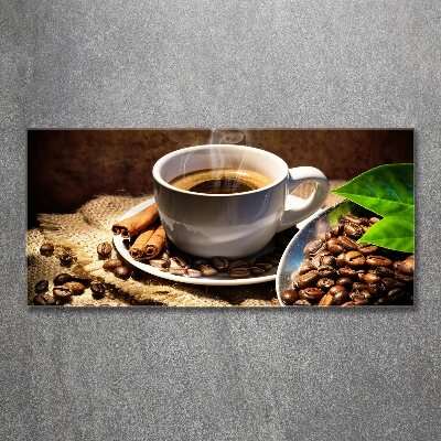 Foto op plexiglas Een kopje koffie
