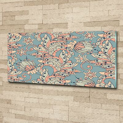 Foto op plexiglas Etnische bloemen